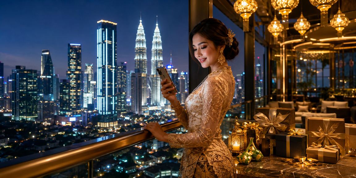 Pengguna di Kuala Lumpur melakukan deposit untuk platform e-sukan dalam talian