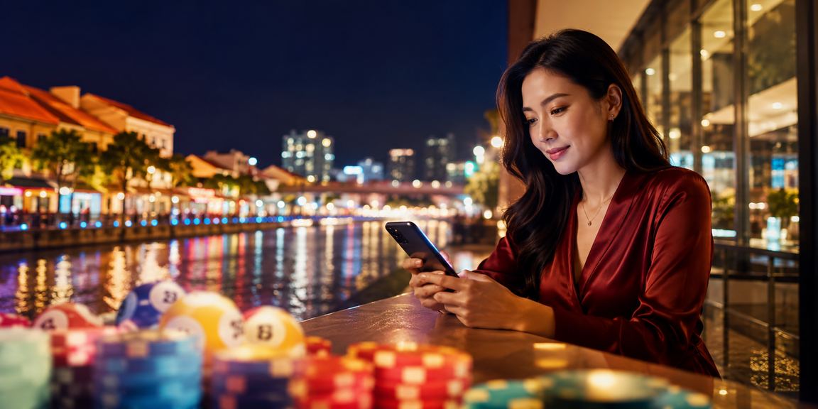 Suasana loteri dan permainan jackpot bergaya tempatan di Melaka Malaysia