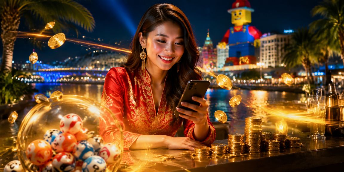 Pengguna Malaysia menikmati permainan loteri dan e-sukan dari telefon pintar
